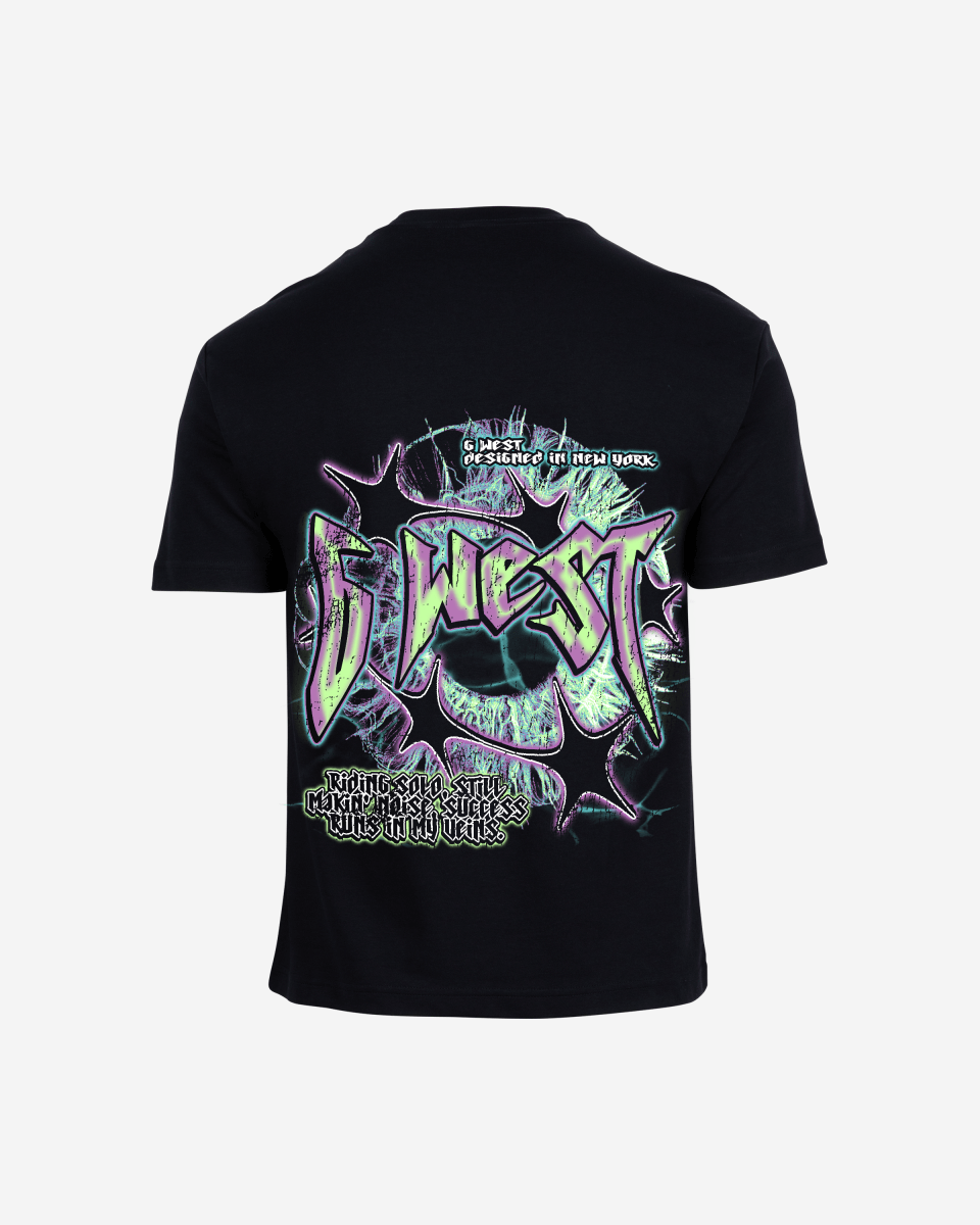 G West Mens Riding Solo Premium Oversized Tee