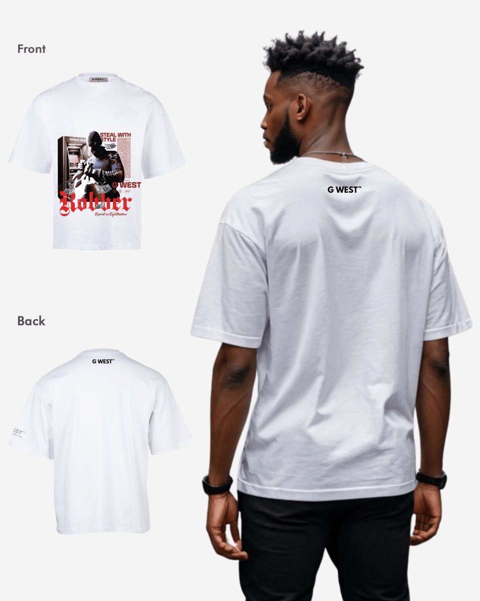 G WEST ROBBER OVERSIZED T-Shirt Mens