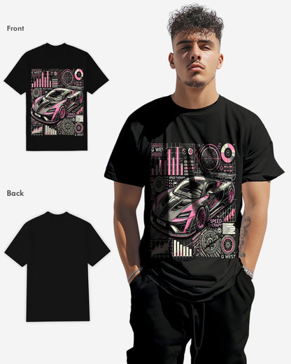 G West Rose Velocity T-Shirt Mens