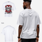 G West Roses And Bones Oversized T-Shirt Mens