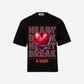 G WEST SHATTERED LOVE OVERSIZED T-Shirt Mens