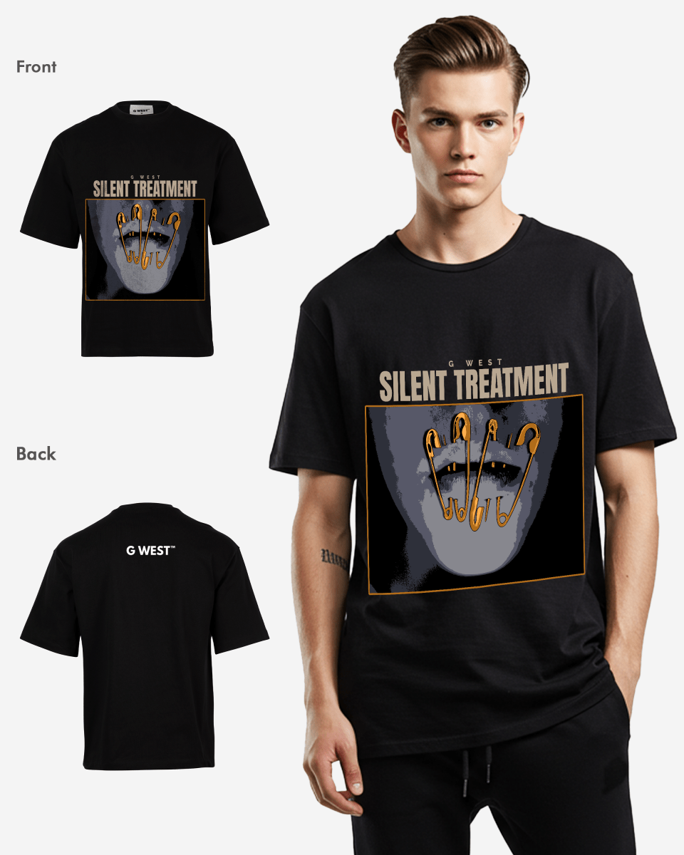 G WEST Silent Treatment T-Shirt Mens