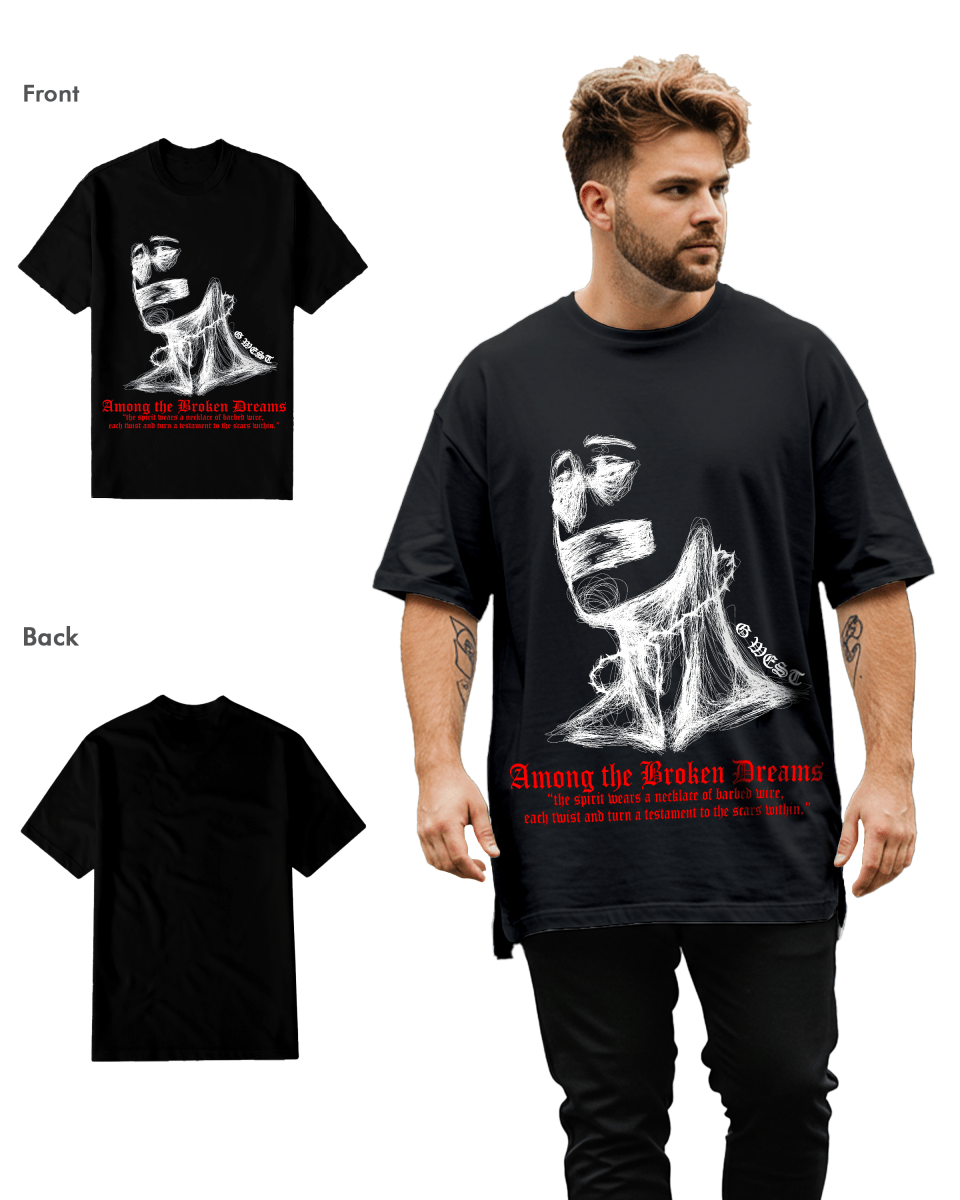 G West Sinner T-Shirt Big and Tall Mens