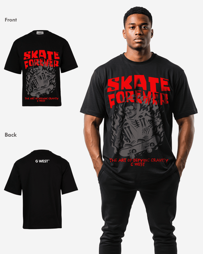 G WEST SKATE FOREVER OVERSIZED T-Shirt Mens