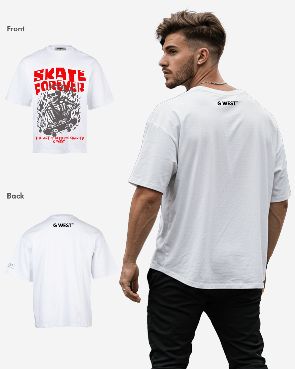 G WEST SKATE FOREVER OVERSIZED T-Shirt Mens