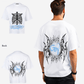 G West Rhinestone Skeleton Body Oversized T-Shirt Mens