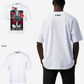 G WEST skeleton in bloom OVERSIZED T-Shirt Mens