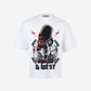 G WEST SKULL AND WINGED VISION OVERSIZED T-Shirt Mens