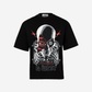 G WEST SKULL AND WINGED VISION OVERSIZED T-Shirt Mens