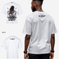 G WEST SKULL AND WINGED VISION OVERSIZED T-Shirt Mens