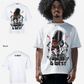 G WEST SKULL AND WINGED VISION OVERSIZED T-Shirt Mens