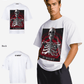 G WEST Skull of the unknown OVersized T-Shirt Mens