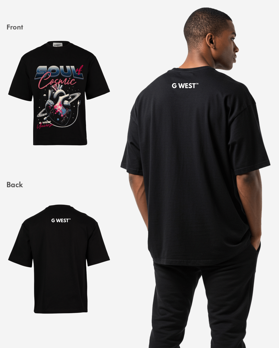 G WEST SOUL OF COSMIC OVERSIZED T-Shirt Mens