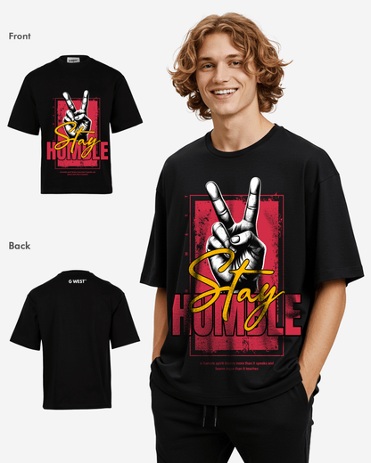 G WEST STAY HUMBLE T-Shirt Mens