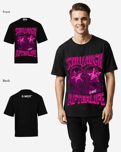 G WEST STILLLAUGH AFTERLIFE OVERSIZED T-Shirt Mens