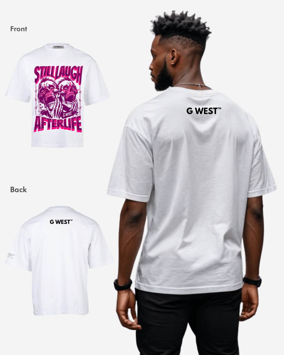 G WEST STILLLAUGH AFTERLIFE OVERSIZED T-Shirt Mens