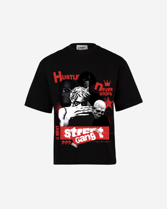 G WEST STREET GANG OVERSIZED T-Shirt Mens