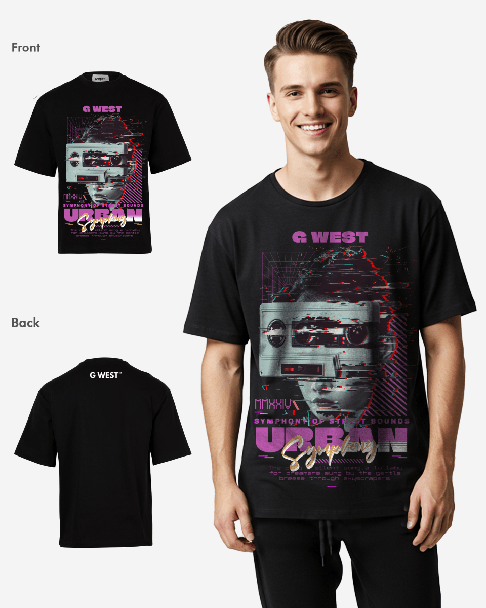G WEST STREET SOUNDS OVERSIZED T-Shirt Mens