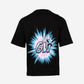 G West Mens Supernatural Acid Wash Premium Oversized Tee Front And Back Print