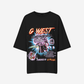 G West Supernatural Acid Wash Premium Oversized Tee - WOMEN