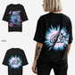 G West Supernatural Acid Wash Premium Oversized Tee - WOMEN