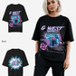 G West Supernatural Acid Wash Premium Oversized Tee - WOMEN