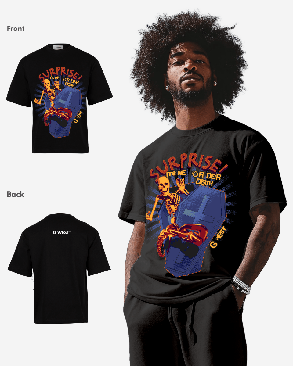 G WEST Surprisei Oversized T-Shirt Mens