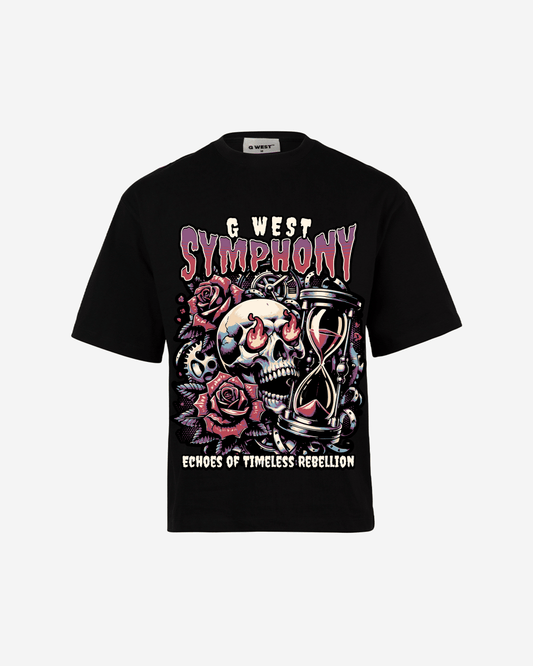 G WEST SYMPHONY Oversized T-Shirt Mens
