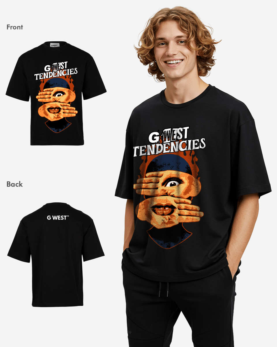 G WEST TENDENCIES OVERSIZED T-Shirt Mens