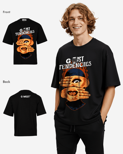G WEST TENDENCIES OVERSIZED T-Shirt Mens