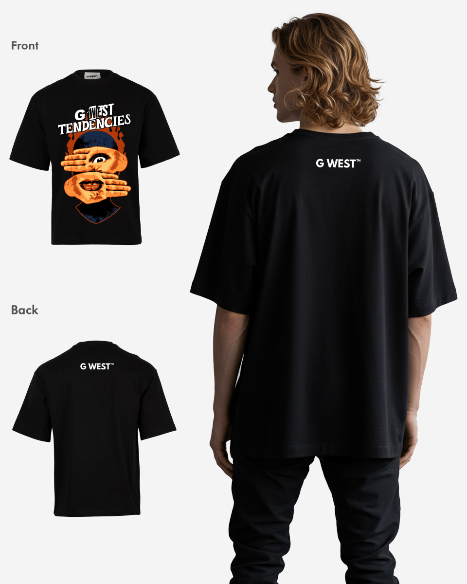 G WEST TENDENCIES OVERSIZED T-Shirt Mens