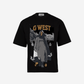 G West the dark blossom OVERSIZED T-Shirt Mens