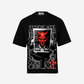 G WEST THE DEVIL SPEAKS OVERSIZED T-Shirt Mens