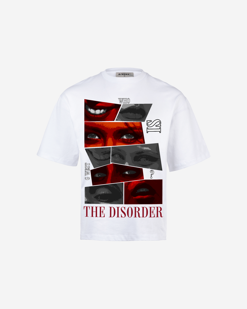 G WEST The DisorderOversized T-Shirt Mens