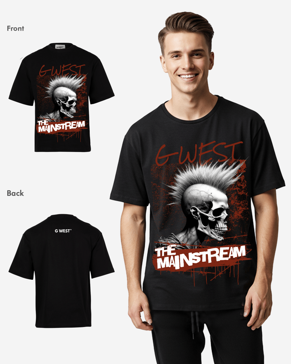 G WEST THE MAINSTREAM OVERSIZED T-Shirt Mens