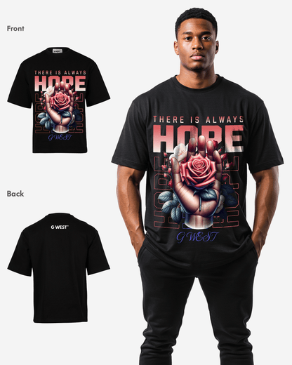 G WEST THERE IS ALWAYS HOPE OVERSIZED T-Shirt Mens