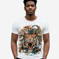 G West Mens Tiger Dragon Tee