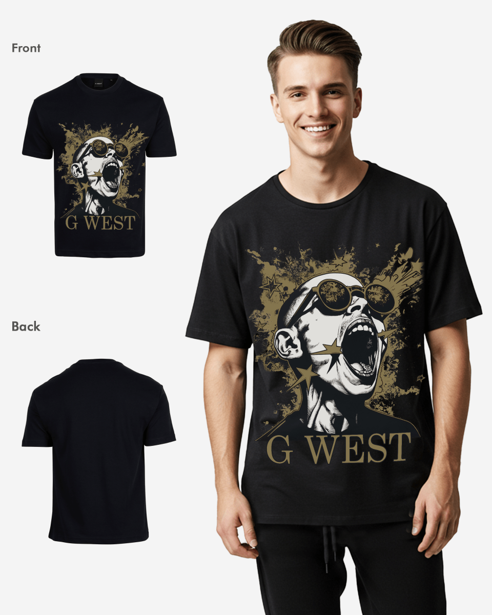G West Mens Too Loud Oversized Tee