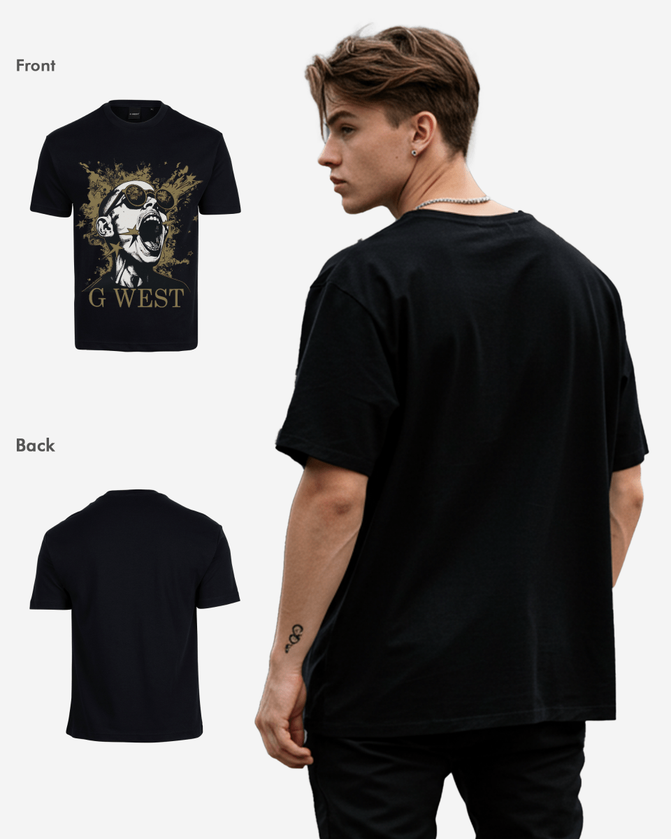 G West Mens Too Loud Oversized Tee