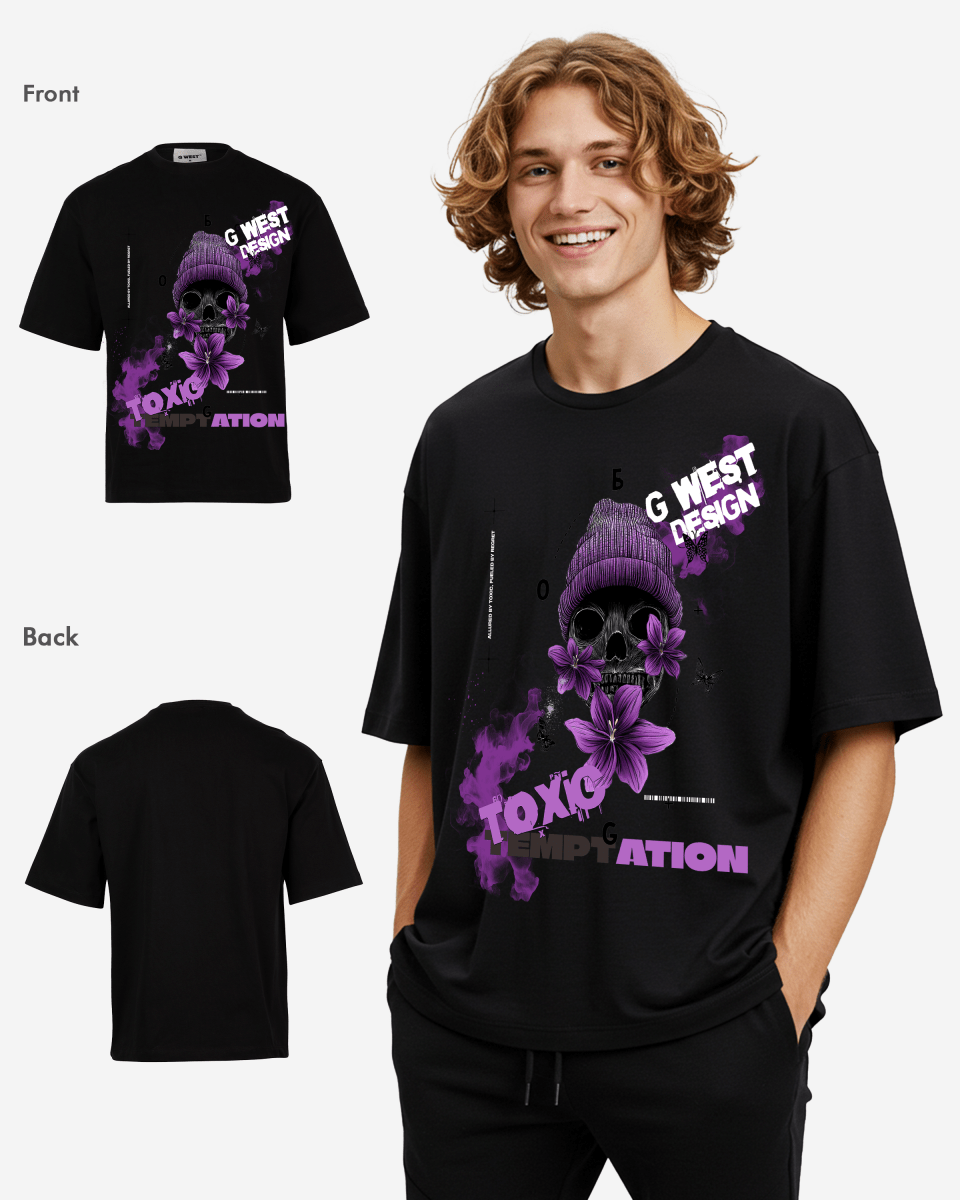 G West Toxic Oversized T-Shirt Mens