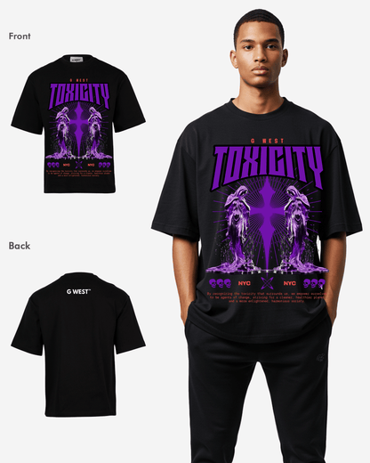 G WEST TOXICITY OVERSIZED T-Shirt Mens
