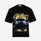 G West Mens Ultra Speed Premium Oversized Tee Front And Back Print