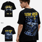 G West Mens Ultra Speed Premium Oversized Tee Front And Back Print