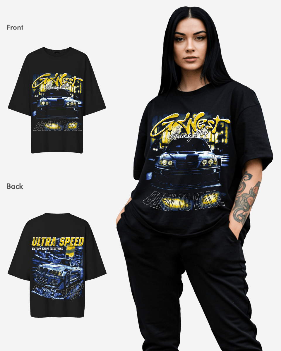 G West Womens Ultra Speed Premium Oversized Tee
