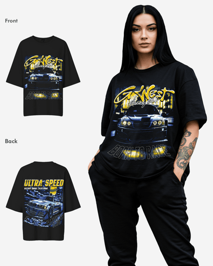 G West Womens Ultra Speed Premium Oversized Tee