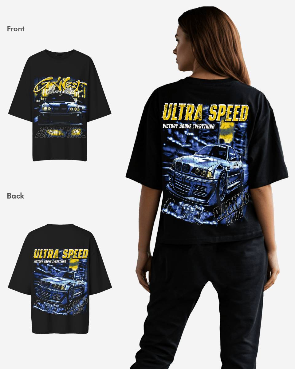 G West Womens Ultra Speed Premium Oversized Tee