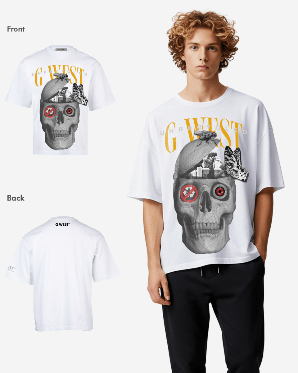G WEST Unrecycled Oversized T-Shirt Mens