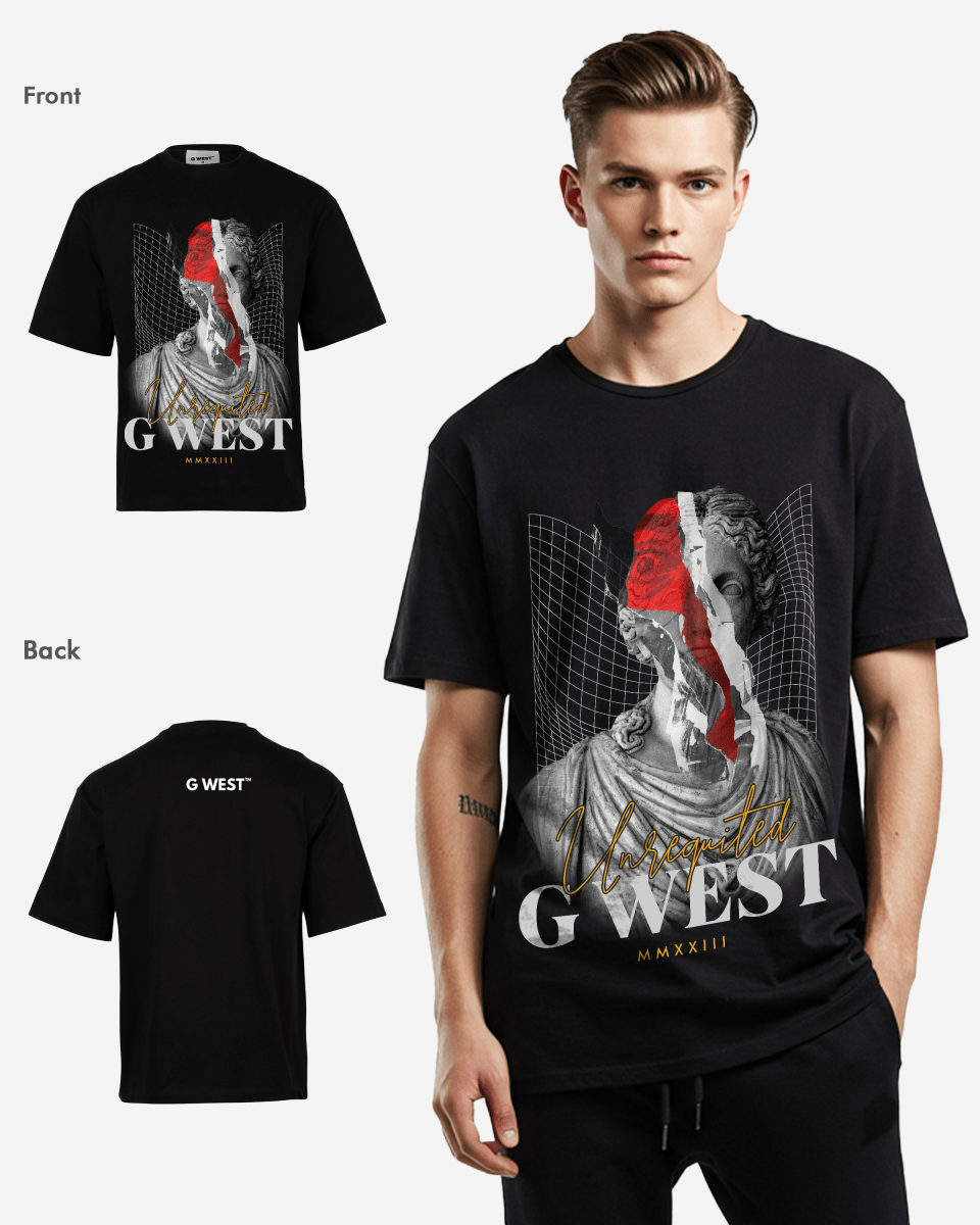 G WEST UNREQUITED OVERSIZED T-Shirt Mens