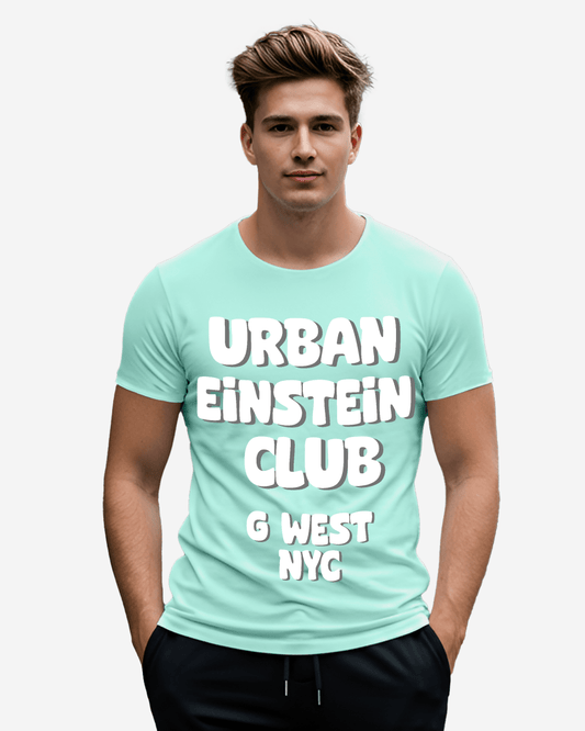 G West Mens Camiseta Club Einstein Urbana