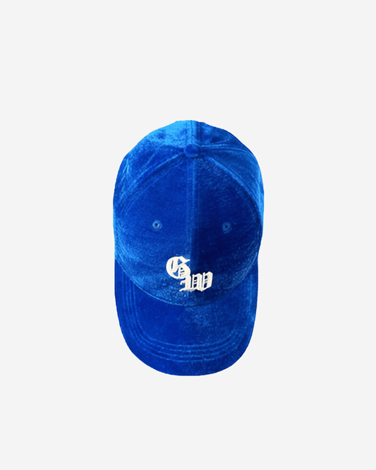 Gorra con logo de terciopelo G West para hombre